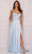 Dave & Johnny A10437 - Sleeveless Lace-Up Back Prom Dress Prom Dresses 00 / Ice Blue