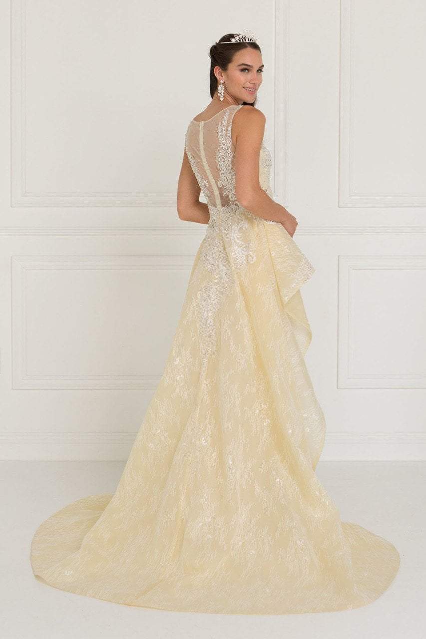 Elizabeth K GL1538 Prom Dress - Ivory/Champagne | NewYorkDress Elizabeth K GL1538 Prom Dress - Ivory/Champagne | NewYorkDress