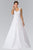 Elizabeth K Bridal - GL2202 Embroidered Ruched Bridal Dress Special Occasion Dress XS / White