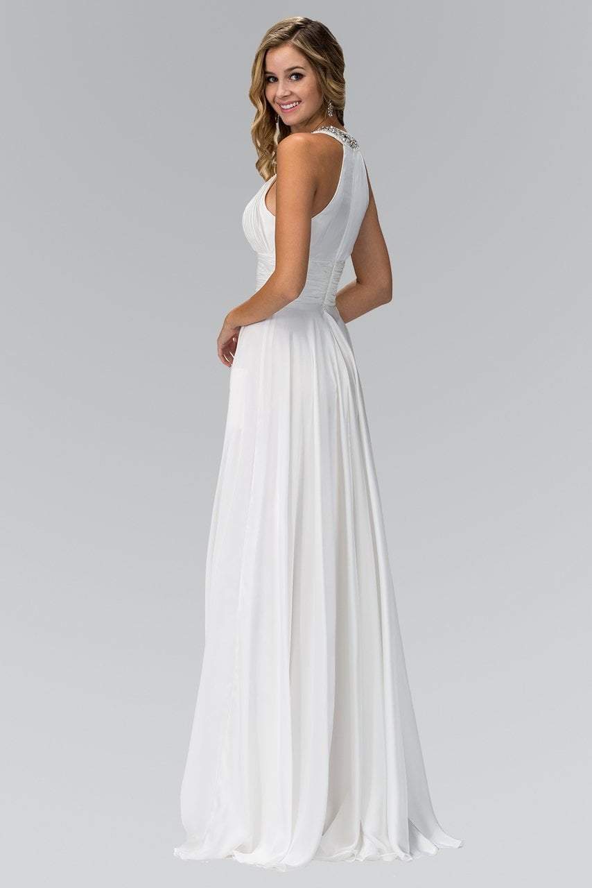 Elizabeth K - GL1013 Beaded Halter Empire Charmeuse Long Dress XL / Mocha - Shop Elizabeth K dresses on Couture Candy at CoutureCandy.com Elizabeth K - GL1013 Beaded Halter Empire Charmeuse Long Dress XL / Mocha - Shop Elizabeth K dresses on Couture Candy at CoutureCandy.com