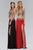 Elizabeth K - GL1070 Jeweled Halter Neck Jersey Trumpet Dress Special Occasion Dress XS / Red