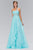 Elizabeth K - GL1084 One Shoulder Strap Ruched Sweetheart Dress Special Occasion Dress XS / Aqua