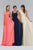 Elizabeth K - GL1386 Sleeveless Shoulder Straps Chiffon Long Dress Bridesmaid Dresses XS / Coral