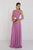 Elizabeth K - GL1525 Ruched Deep Sweetheart Chiffon A-Line Gown Special Occasion Dress XS / Rose Pink