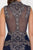 Elizabeth K - GL1598 Metallic Embroidered Queen Anne Trumpet Dress Special Occasion Dress