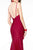 Elizabeth K - GL1815 Spaghetti Strap Draped Ornate Mermaid Dress Prom Dresses