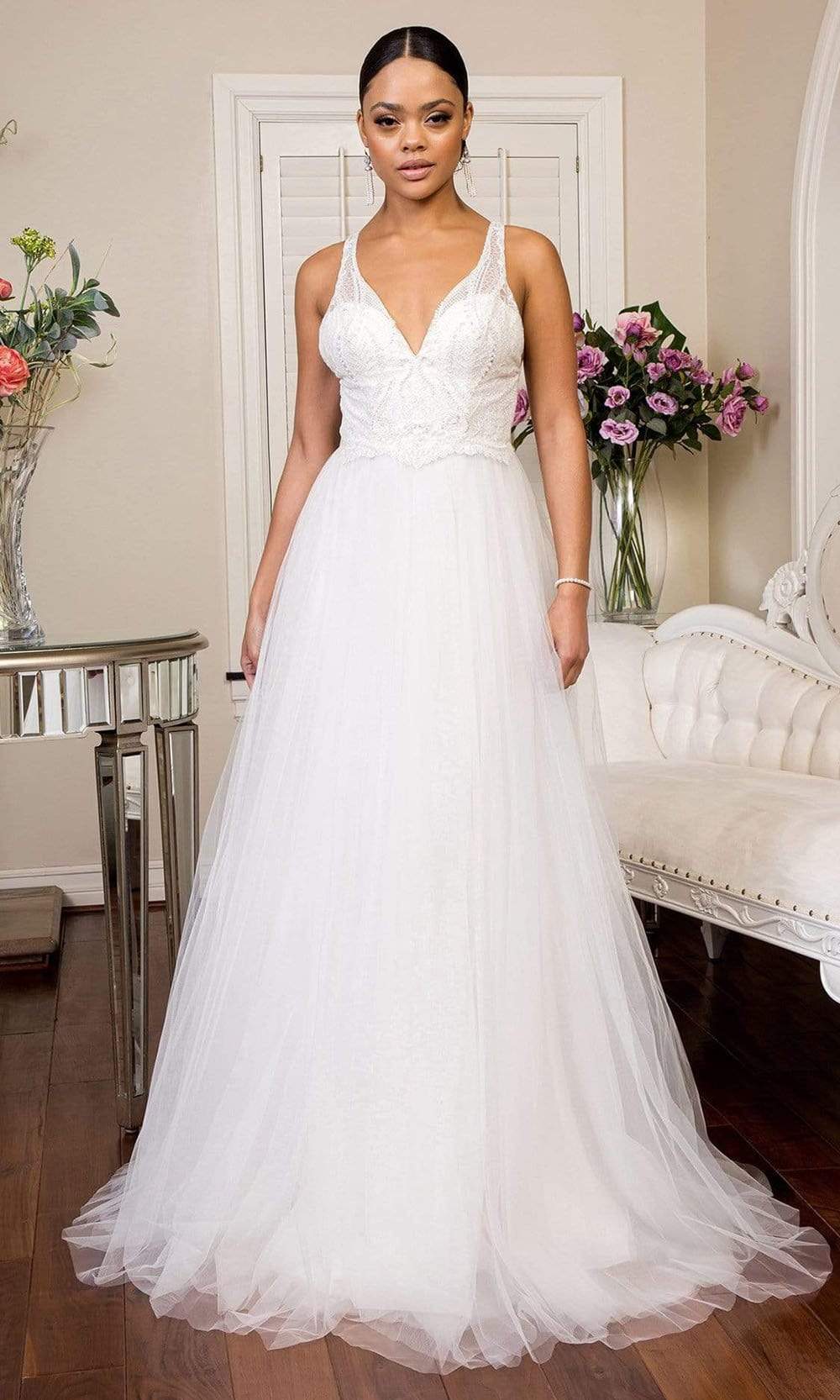Elizabeth K Bridal GL1901 | Long A-line Dress Elizabeth K Bridal GL1901 | Long A-line Dress