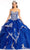 Elizabeth K GL1987 - Strapless Sweetheart Neckline Ball Gown Quinceanera Dresses XS / Royal Blue