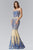 Elizabeth K - GL2055 Laced Sweetheart Mesh Gown Special Occasion Dress XS / Royal Blue