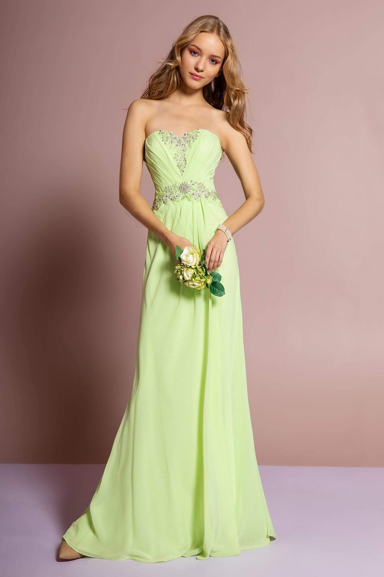 Elizabeth K GL2060 Prom Dress - Light Green | NewYorkDress Elizabeth K GL2060 Prom Dress - Light Green | NewYorkDress