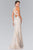 Elizabeth K - GL2220 Embroidered Halter Neck Mermaid Dress Special Occasion Dress