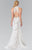 Elizabeth K - GL2227 Embellished High Neck Mikado Trumpet Dress Special Occasion Dress
