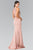 Elizabeth K - GL2237 Bead Embellished Halter Neck Gown Special Occasion Dress