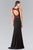 Elizabeth K - GL2238 Bead Embellished Jewel Neck Gown Special Occasion Dress