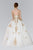 Elizabeth K - GL2379 Strapless Sweetheart Gilt Lace Ballgown Special Occasion Dress