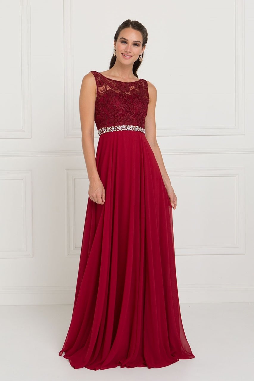 Elizabeth K GL2420 Prom Dress - Burgundy | NewYorkDress Elizabeth K GL2420 Prom Dress - Burgundy | NewYorkDress
