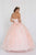 Elizabeth K - GL2427 Embellished Sweetheart Ballgown with Bolero Special Occasion Dress
