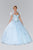 Elizabeth K - GL2427 Embellished Sweetheart Ballgown with Bolero Special Occasion Dress XS / Blue