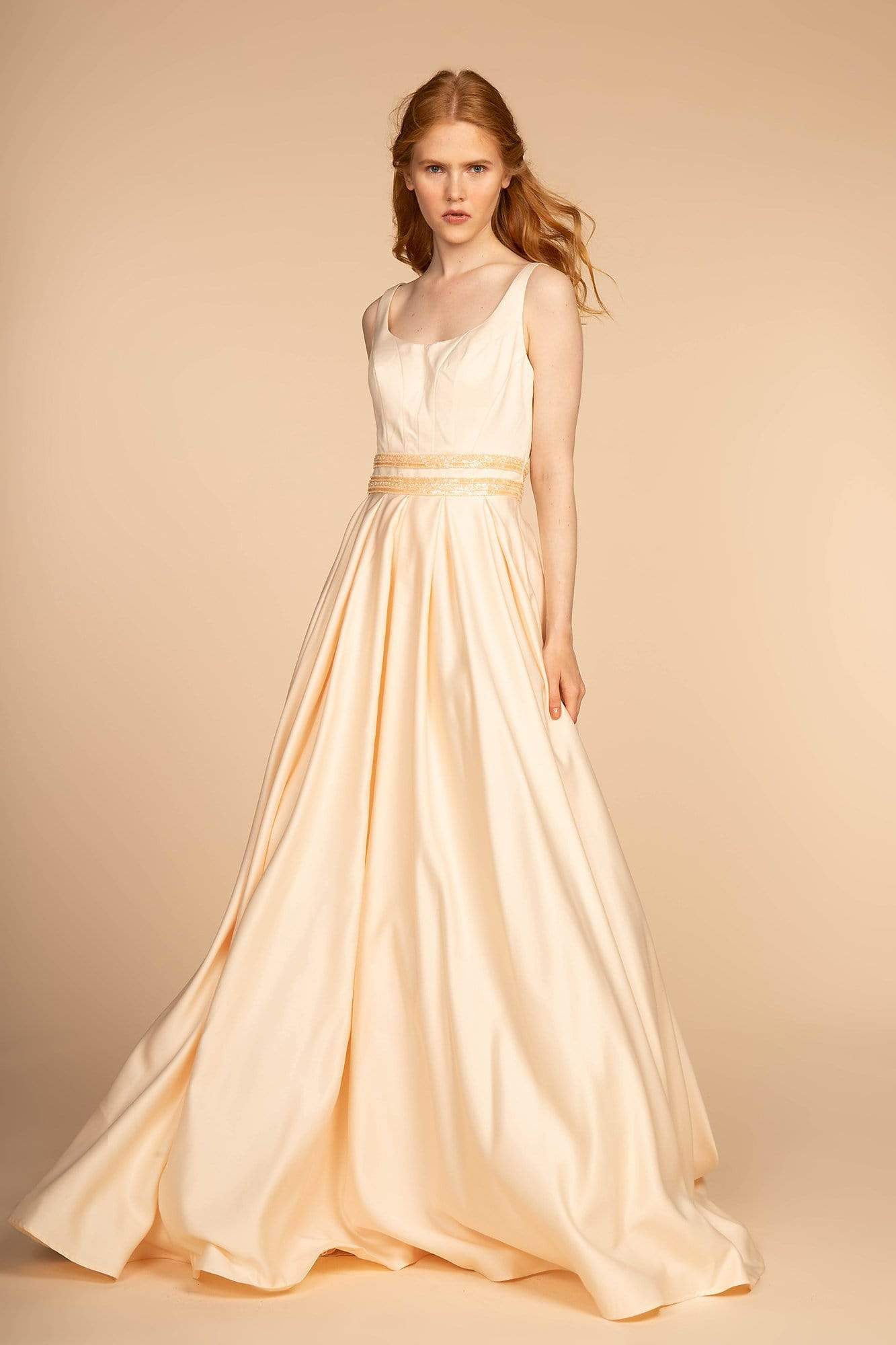 Elizabeth K GL2531 Prom Dress - Champagne | NewYorkDress Elizabeth K GL2531 Prom Dress - Champagne | NewYorkDress