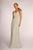 Elizabeth K - GL2606 Lace Pleated Halter Chiffon A-line Dress Bridesmaid Dresses XS / Sage