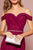 Elizabeth K - GL2665 Surplice Off Shoulder High Slit Gown Special Occasion Dress
