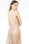 Elizabeth K - GL2955 Sequined Deep V-Neck A-Line Gown Prom Dresses