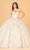 Elizabeth K GL3072 - Relaxed Straps Ballgown Special Occasion Dress XS / Champagne