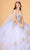 Elizabeth K GL3078 - Tulle Cape Ballgown Special Occasion Dress