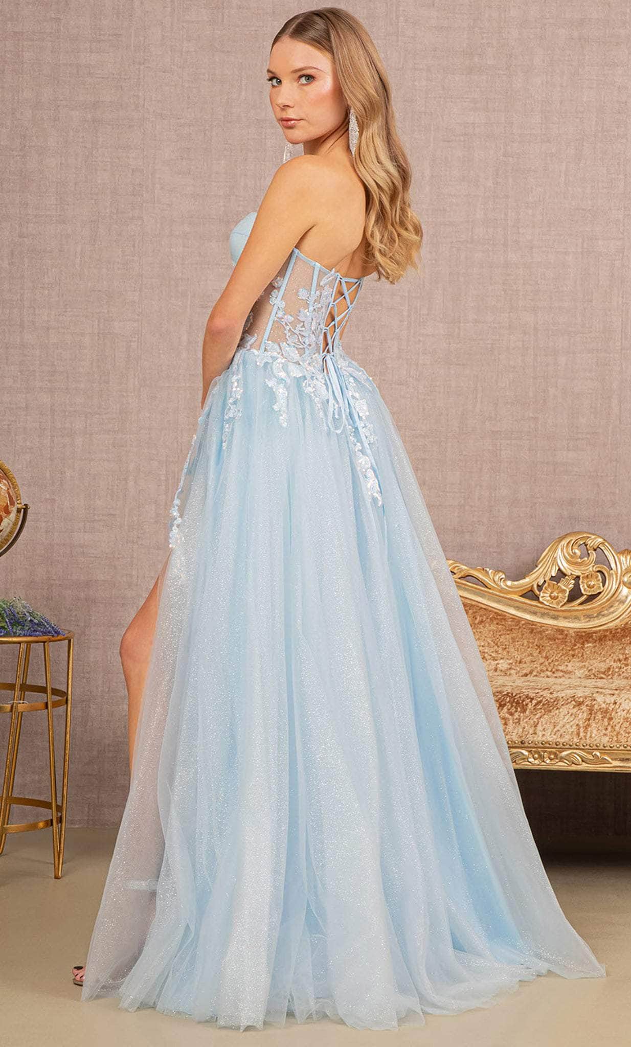 Elizabeth K GL3153 - Strapless Embroidered Prom Dress Couture Candy Elizabeth K GL3153 - Strapless Embroidered Prom Dress Couture Candy