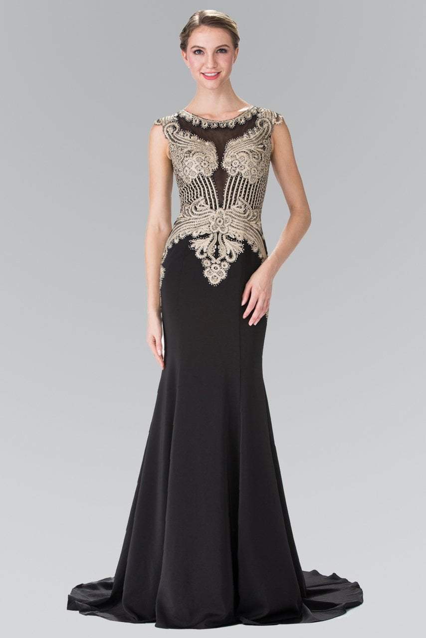 Elizabeth K - Gold Toned Embroidered Beaded Bodice Gown GL1461 M / Black - Shop Elizabeth K dresses on Couture Candy at CoutureCandy.com Elizabeth K - Gold Toned Embroidered Beaded Bodice Gown GL1461 M / Black - Shop Elizabeth K dresses on Couture Candy at CoutureCandy.com