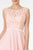 Elizabeth K - GS2807 Lace Bodice Corset Back Chiffon Dress Homecoming Dresses
