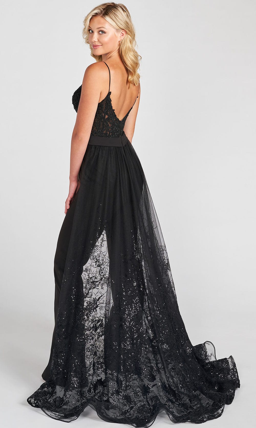 Ellie Wilde EW122026 - Detachable Train Jumpsuit Formal Dress Couture Candy Ellie Wilde EW122026 - Detachable Train Jumpsuit Formal Dress Couture Candy