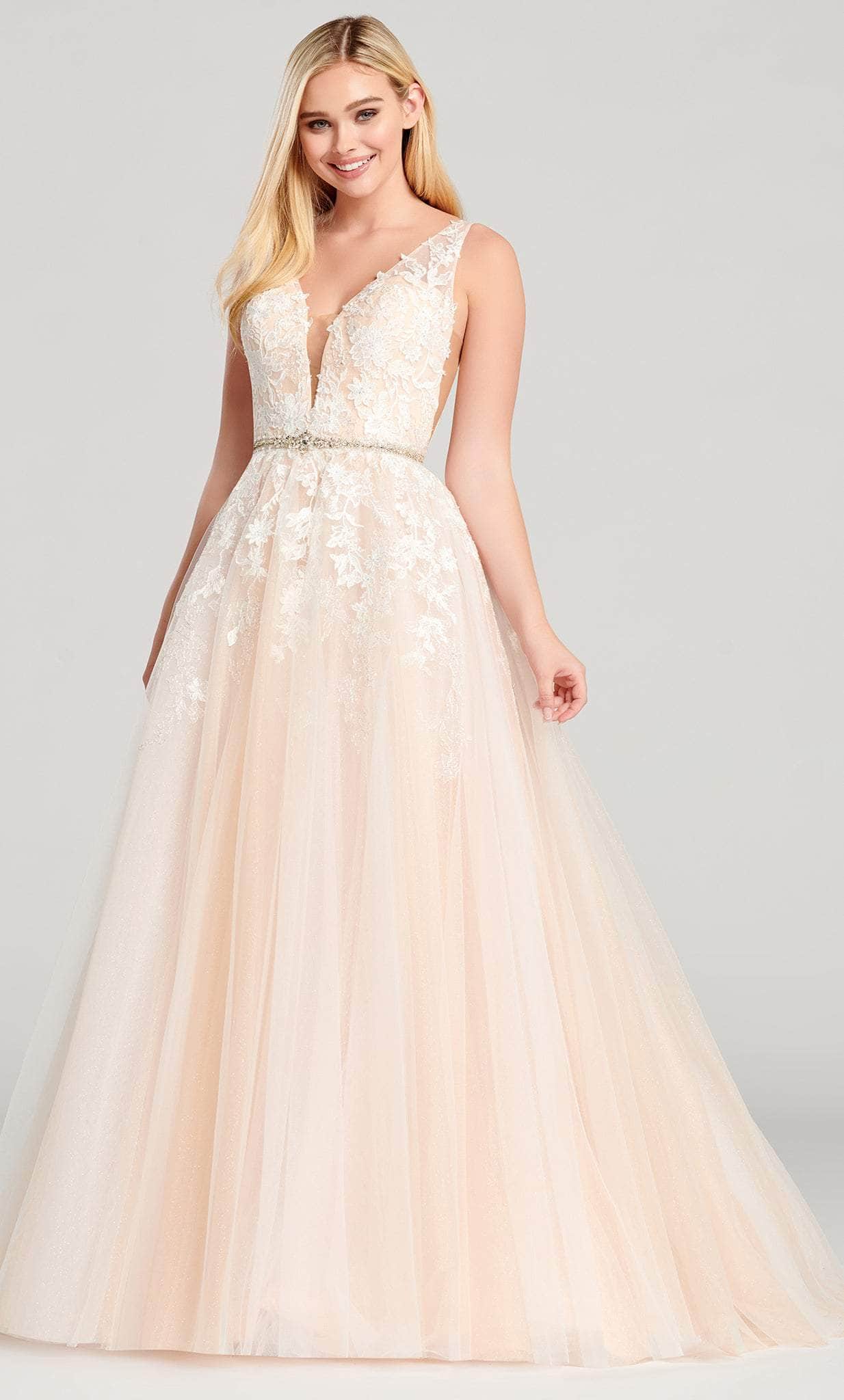 Ellie Wilde EW22040 - Applique Tulle Prom Dress Couture Candy Ellie Wilde EW22040 - Applique Tulle Prom Dress Couture Candy
