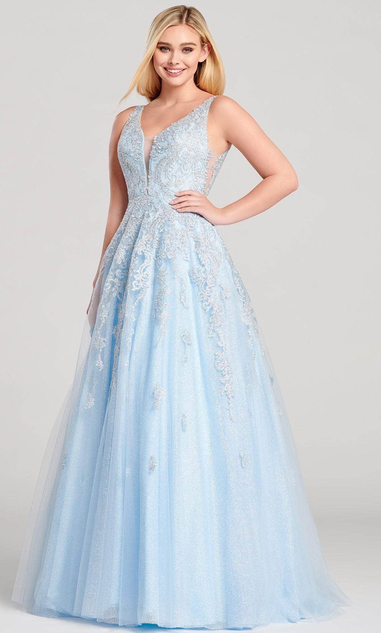 Ellie Wilde EW22045 - Embroidered A-Line Prom Dress Couture Candy Ellie Wilde EW22045 - Embroidered A-Line Prom Dress Couture Candy