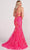 Ellie Wilde EW34023 - Scoop Sequined Floral Trumpet Gown Evening Dresses