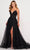 Ellie Wilde EW34053 - Sequined Glitter Tulle A-line Prom Gown Prom Dresses