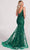 Ellie Wilde EW34061 - Embroidered V neck Trumpet Prom Dress