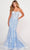 Ellie Wilde EW34090 - Scoop Beaded Lace Prom Gown Prom Dresses 00 / Iv/Blue