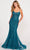 Ellie Wilde EW34090 - Scoop Beaded Lace Prom Gown Prom Dresses 00 / Teal