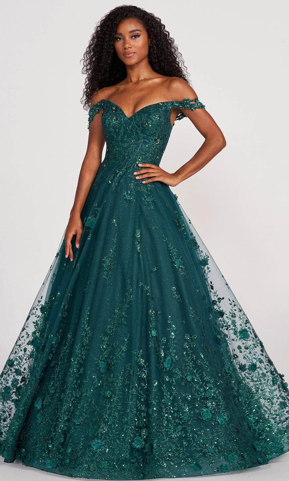 Ellie Wilde EW34113 - Sweetheart Beaded Floral Ballgown Ellie Wilde EW34113 - Sweetheart Beaded Floral Ballgown