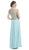 Embellished Sleeveless A-Line Evening Dress Dress