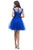 Eureka Fashion - 3622 Lace Illusion Bateau A-line Dress Homecoming Dresses