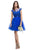 Eureka Fashion - 3622 Lace Illusion Bateau A-line Dress Homecoming Dresses