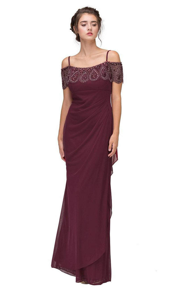 Eureka EK133 Short Off the Shoulder A-Line Tulle Dress
