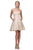 Eureka Fashion - 6622 Strapless A-Line Cocktail Dress Homecoming Dresses XS / Champagne