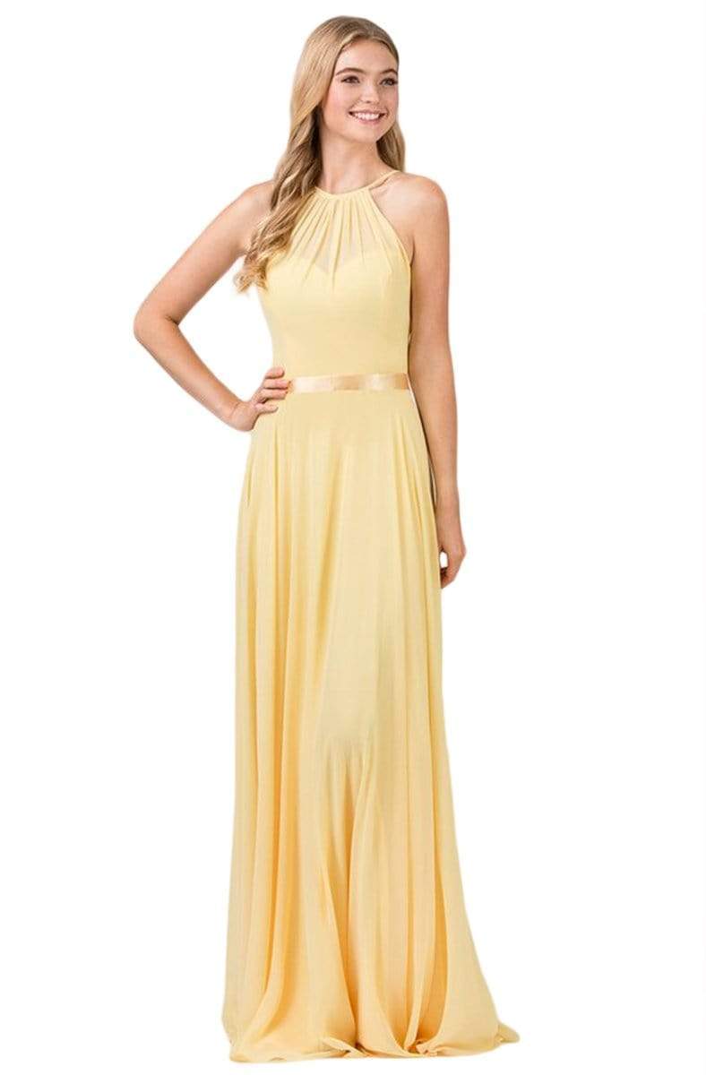 Eureka Fashion - 8711 Halter Neck Chiffon Sheath Dress Couture Candy Eureka Fashion - 8711 Halter Neck Chiffon Sheath Dress Couture Candy