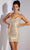 Eureka Fashion 9033 - Metallic Sleeveless Cocktail Dress Cocktail Dresses