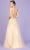 Eureka Fashion - 9705 Embroidery Motif Flowy Dress Prom Dresses