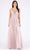 Eureka Fashion - 9705 Embroidery Motif Flowy Dress Prom Dresses XS / Victorian Lilac