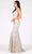 Eureka Fashion - 9706 Floral Glittery Sheath Dress Evening Dresses